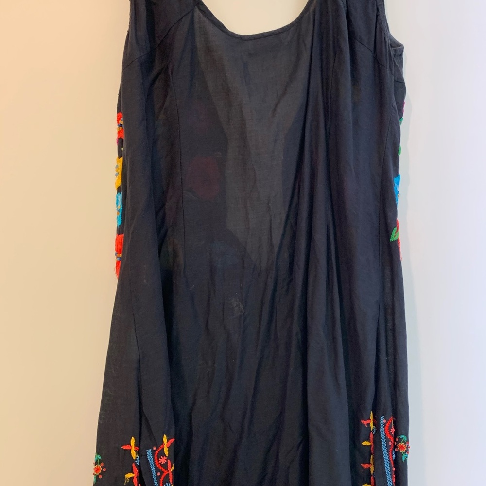 Letarte Swim Mexican Embroidered Cover Up - Picture 5 of 7